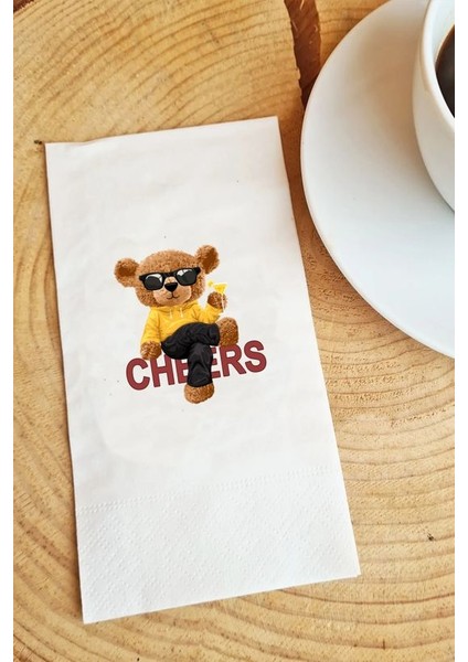 Cheers Teddy Bear Ayıcık Sunum Peçetesi 20LI 20 Adet