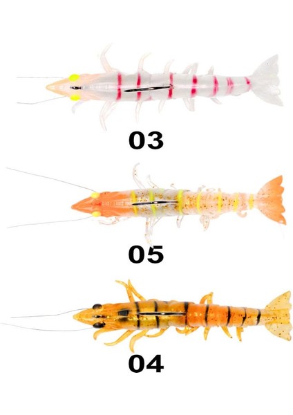 Real Shrimp 7.6cm 12GR Silikon Yem fırsatları