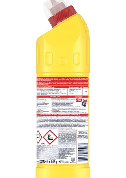 Çamaşır Suyu Limon 750 ml x 3ADET fiyatları