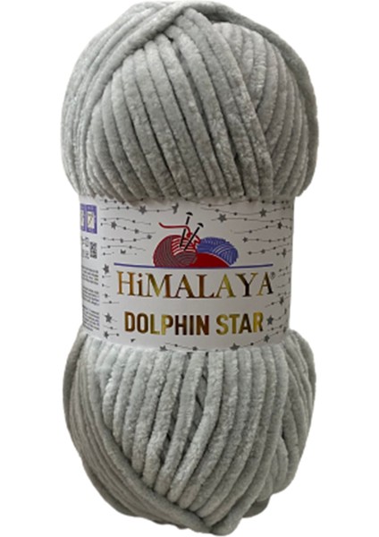 Dolphin Star Simli Kadife El Örgü Ipliği 100 gr