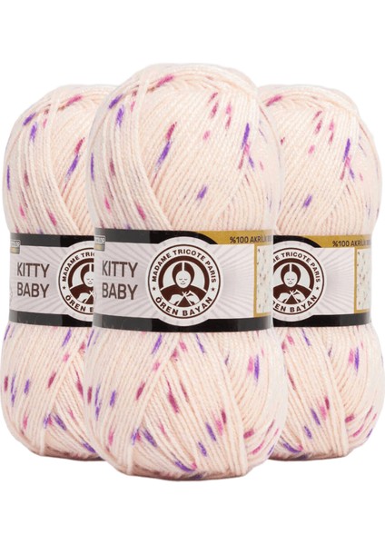 Kitty Baby El Örgü Ipi 100 Gr. 373 3 Adet