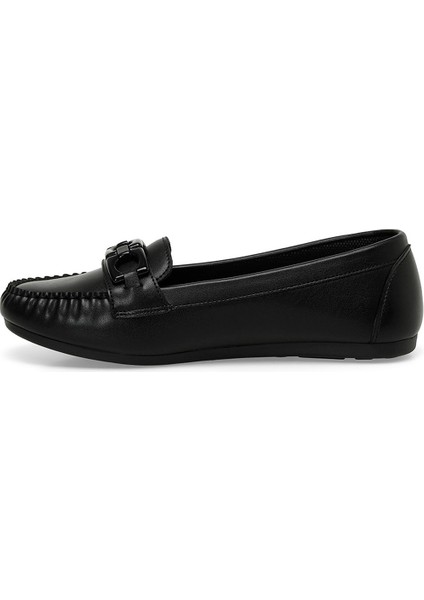 DS23007 4fx Siyah Kadın Loafer modelleri