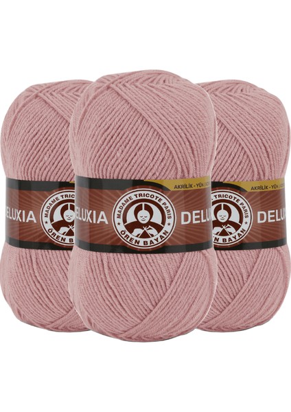 Deluxia El Örgü Ipi 001 3 Adet