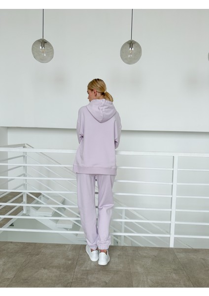 Kadın Kapüşonlu Oversize Sweatshirt