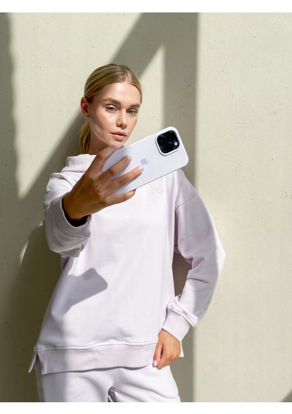 Kadın Kapüşonlu Oversize Sweatshirt
