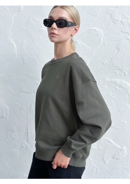 Haki Kadın Oversize Sweatshirt fiyatları