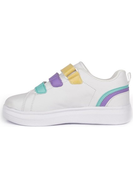 Arel Beyaz Cırtlı Renkli Hafif Kız Çocuk Sneakers Ayakkabı fiyatları