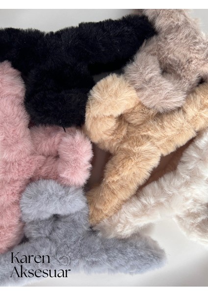 Peluş Mandal Toka Büyük Boy 1 Adet 12 cm Yumuşak Toka modelleri