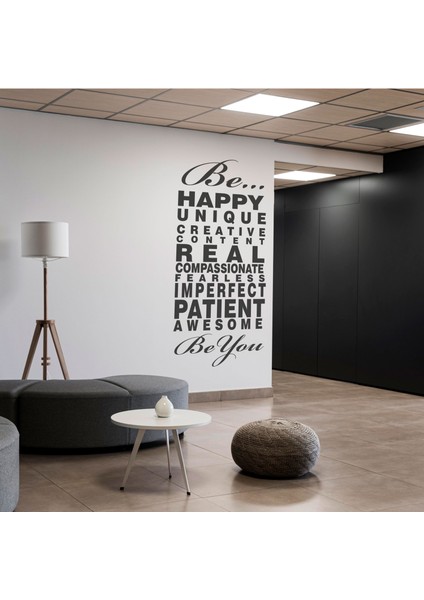 Unique Dekoratif Duvar Stickerı, Duvar Dekorasyon Yazıları, Ofis Dekorasyon, Duvar Sticker