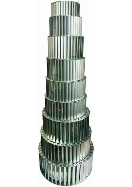 Çap 300 Boy 118 Delik 19 mm Sol Yön Radyal Fan Pervanesi indirimleri