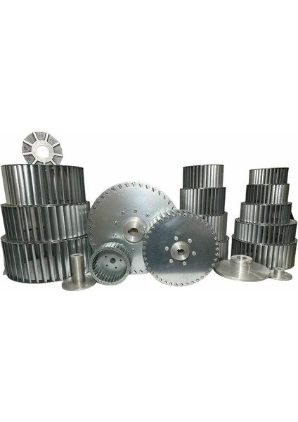 Çap 280 Boy 75 Delik 28 mm Sol Yön Radyal Fan Pervanesi