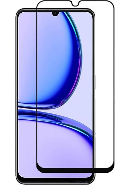 Huawei Nova Y70 İle Uyumlu Şeffaf Ekranı Tam Kaplayan 5D Cam Kırılmaz Cam Ekran Koruyucu