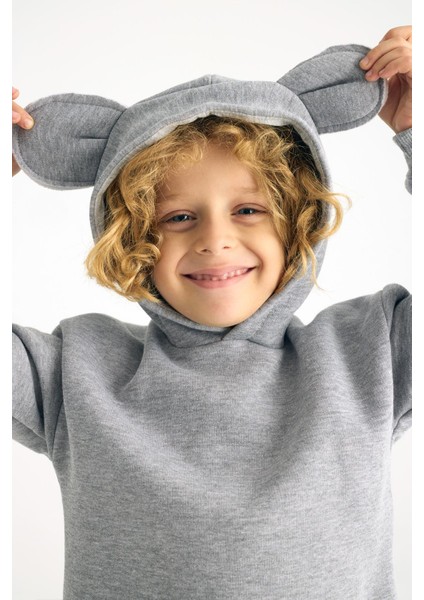 Çocuk Kapüşonlu Kulaklı Sweatshirt modelleri