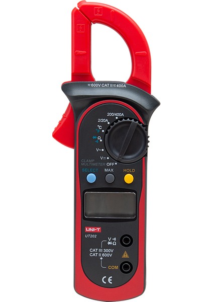 Powermaster Dijital Pensampermetre Ac Dc Voltaj Akım Direnç Ölçüm Diyot Test Ölçüm Cihazı UT-202