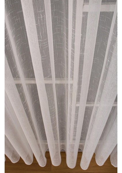 Taç Naturel Keten Tül Perde Seyrek Pile modelleri