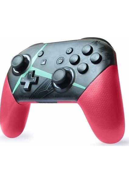 Switch Ve Pc Uyumlu Pro Controller Kablosuz Oyun Kolu Pembe