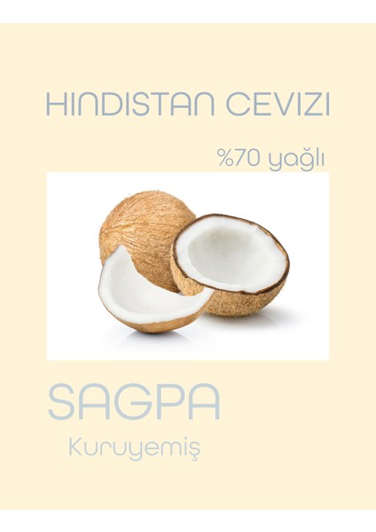 Hindistan Cevizi Rende%70 Yağlı