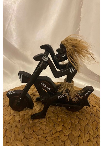 Ahşap Primitif Yamyam Yerli Aborjin Inka Motorlu Harley El Işi Hand Made fırsatları