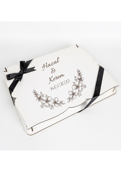 Kişiye Özel Ahşap Kutulu ve Kişiye Özel Madlen Çikolatalı Nişan-Söz Çikolatası 72 Adet fiyatları