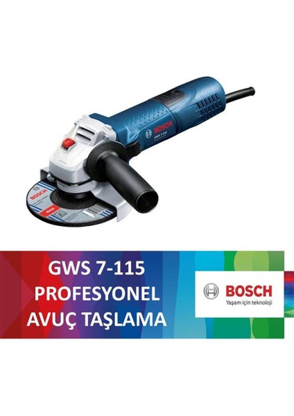 Gws 7-115 Avuç Taşlama modelleri