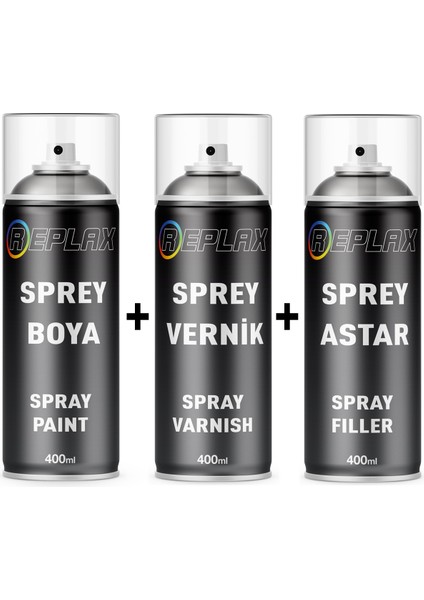 Tofaş Doğan 140 Bordo Sprey Rötuş Boyası+Vernik+Astar