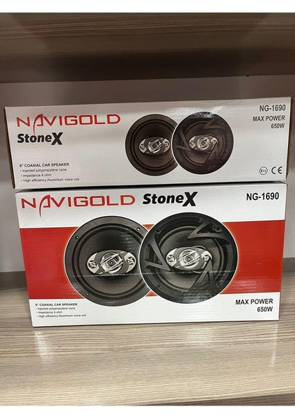 16 cm Navigold Stonex NG1690 650W Coaxıal Hoparlör