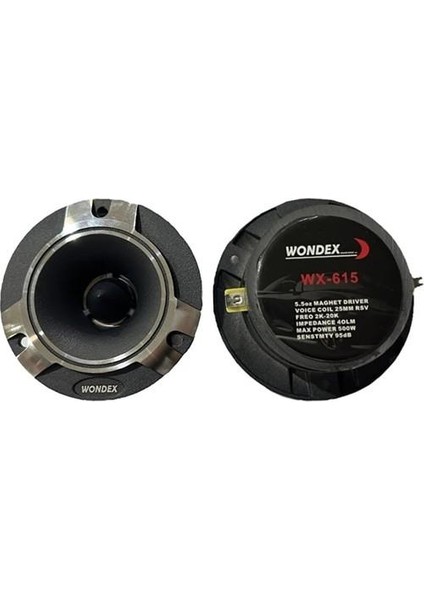 10 cm Vondex WX615 Dome Tiz Tweeter