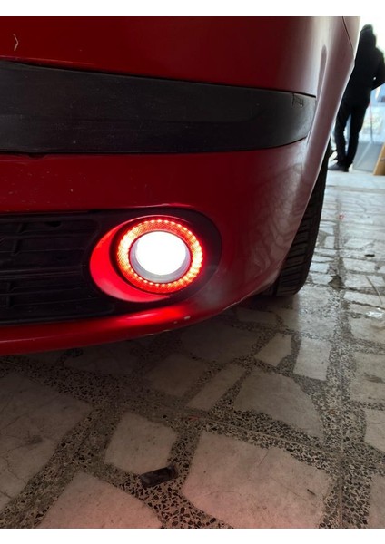 89 mm Angel Sis Farı Kırmızı