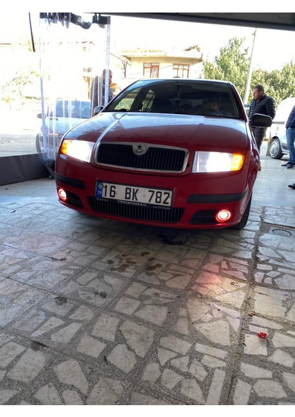 89 mm Angel Sis Farı Kırmızı
