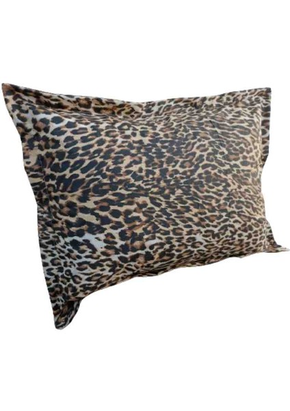 Leopar Desenli Volanlı Yastık Kılıfı 50*70 cm %100 Pamuklu fiyatları