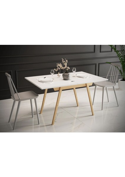 Sharm Açılabilir Özel Tasarım Modern Yemek Masası