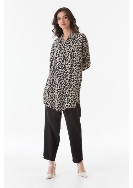 Fullamodest Leopar Desenli Palazzo Takım fırsatları