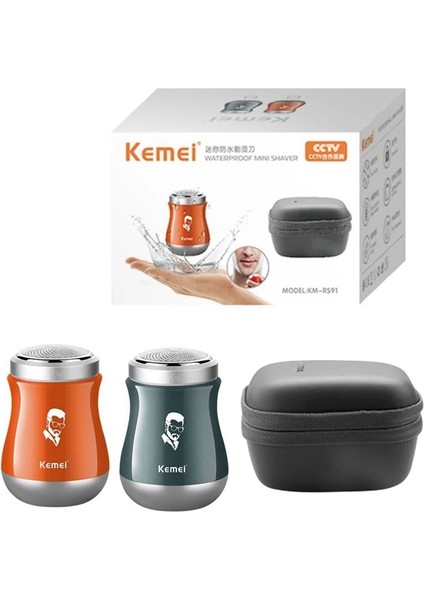 Yeşil Stil Orijinal Kemei Mini Elektrikli Tıraş Makinesi Erkekler Için Sakal Anız Elektrikli Tıraş Makinesi USB Şarj Edilebilir Wetdry Tıraş Makinesi Çanta ile (Yurt Dışından) fiyatları