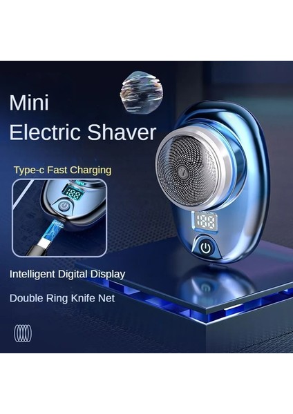 Altın Tarzı Mini Elektrikli Tıraş Makinesi Erkek Taşınabilir Yıkanabilir Şarj Edilebilir Seyahat Ağrısız Akülü Saç Düzeltici Yüz Sakal Electriv Jilet (Yurt Dışından) fırsatları