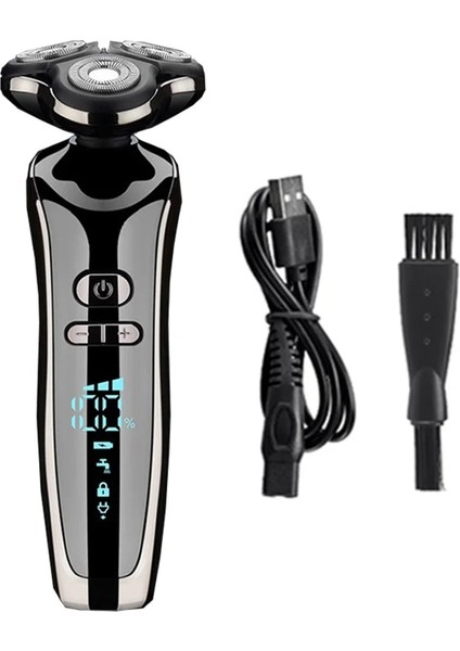 Standart Stil Yoodragons 5d Giyotin Sakal Makinesi Elektrikli Tıraş Makinesi Bıçaklar Gürültü Kulak USB Fişi Saç Kesme Kemei Kesici Jilet T9 Adam Için (Yurt Dışından)