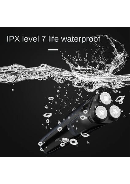 Siyah Stil Elektrikli Tıraş Makinesi Şarj Edilebilir Jilet Tıraş Bıçağı Bıyık Bıçağı Ev Taşınabilir Yüzen Üç Ucu Su Yıkama (Yurt Dışından) indirimleri