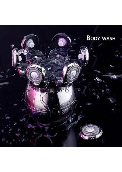 Standart Kutu Stili Mini Islak Kuru Elektrikli Tıraş Makinesi Erkekler Için Sakal Saç Düzeltici Yüz Elektrikli Jilet Şarj Edilebilir Kel Kafa Tıraş Makinesi LCD Ekran (Yurt Dışından) indirimleri