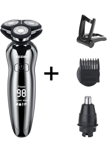 8508-B Tarzı Zozen Erkek Elektrikli Tıraş Makinesi,erkek Elektrikli Tıraş Makinesi,sakal ve Bıyık Düzeltme Makinesi,yıkanabilir ve USB Şarjlı Tıraş Makinesi (Yurt Dışından)