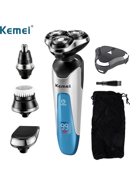 4in1 Şarj Edilebilir Elektrikli Tıraş Makinesi Erkekler Için Sakal Düzeltici Jilet Islak Kuru Yüz Fırçası Tıraş Makinesi Yüz Burun Kulak Bakım Seti (Yurt Dışından) fırsatları