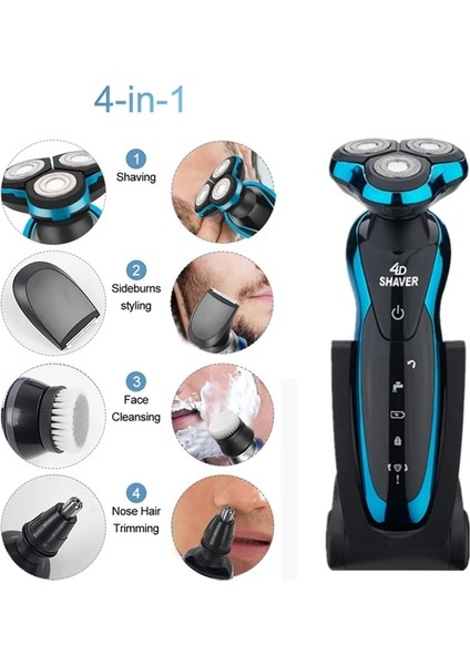 9001-B Tarzı Erkekler Için Elektrikli Tıraş Makinesi Elektrikli Tıraş Makinesi Tıraş Makinesi Için Düzeltici Erkekler Için Tıraş Makinesi Sakal Düzeltici USB Şarj Kesme Makinesi (Yurt Dışından)