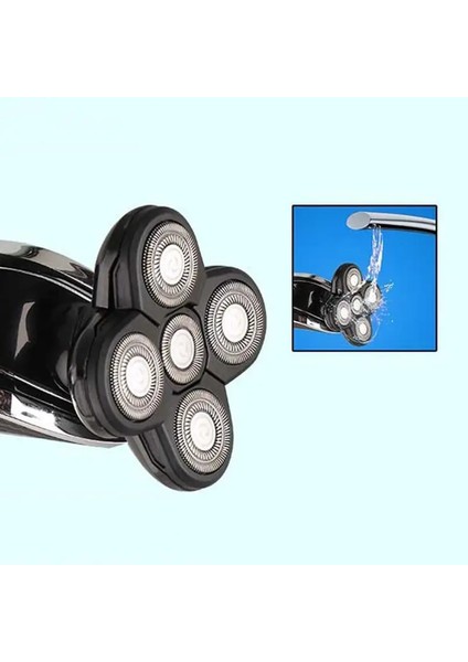 Yedek 5 Tıraş Kafaları Bıçak Dayanıklı 5d Tıraş Bıçağı Erkekler Için Berber Salonu Elektrikli Traş Makineleri (Yurt Dışından)