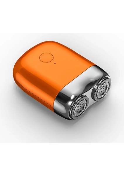 Turuncu Tarzı USB Şarj Edilebilir Elektrikli Tıraş Makinesi Mini Taşınabilir Yüz Akülü Traş Makineleri Erkekler Için Islak ve Kuru Ağrısız Küçük Boyutlu Makine Tıraş (Yurt Dışından)