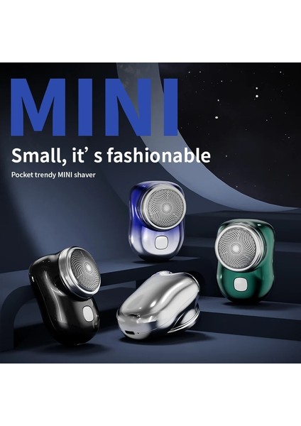 Mavi Stil Yeni Mini Tıraş Taşınabilir Elektrikli Tıraş Makinesi USB Şarj Edilebilir Elektrikli Tıraş Makinesi Yüz Akülü Traş Makineleri Islak Kuru Ağrısız Tıraş Makinesi (Yurt Dışından) fırsatları