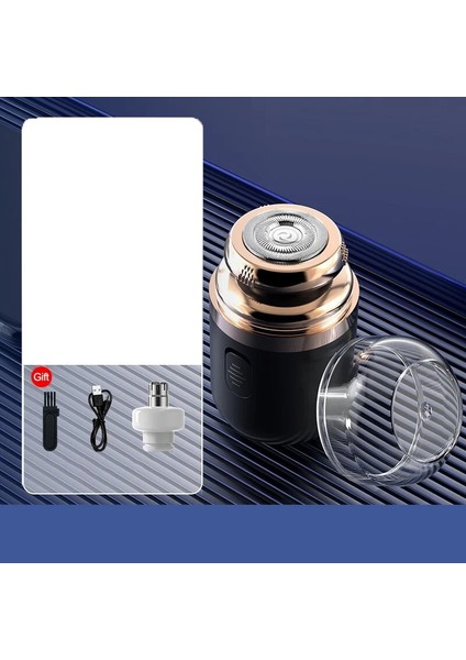 Siyah Stil Erkek Elektrikli Tıraş Makinesi Burun Saç Düzeltici Mini Taşınabilir Otomatik Jilet Sakal Bıçağı Şarj Edilebilir Cep Yıkanabilir Tıraş Makinesi (Yurt Dışından)