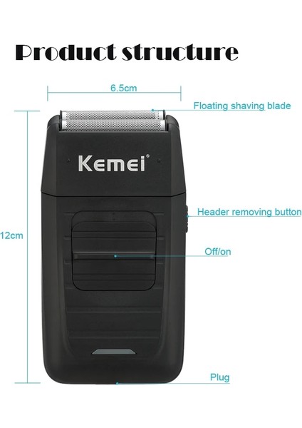 KM-1102D1 Stili Kemei 3D Elektrikli Tıraş Makinesi Erkekler Elektrikli Tıraş Makinesi Şarj Edilebilir Yüzen Sakal Tıraş Makinesi Saç Düzeltici Yüz Bakımı Tıraş Makinesi (Yurt Dışından) modelleri