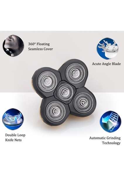 Kafa-01 Stili Yedek Elektrikli Tıraş Makinesi Kafa Burun Düzeltici Favoriler Bıçak Yüz Temizleme Süngeri Fırça Bağımsız Kesici Yüzen Kafa (Yurt Dışından) fırsatları