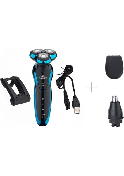 9001-C Tarzı Erkekler Için Elektrikli Tıraş Makinesi Elektrikli Tıraş Makinesi Tıraş Makinesi Için Düzeltici Erkekler Için Tıraş Makinesi Sakal Düzeltici USB Şarj Kesme Makinesi (Yurt Dışından)