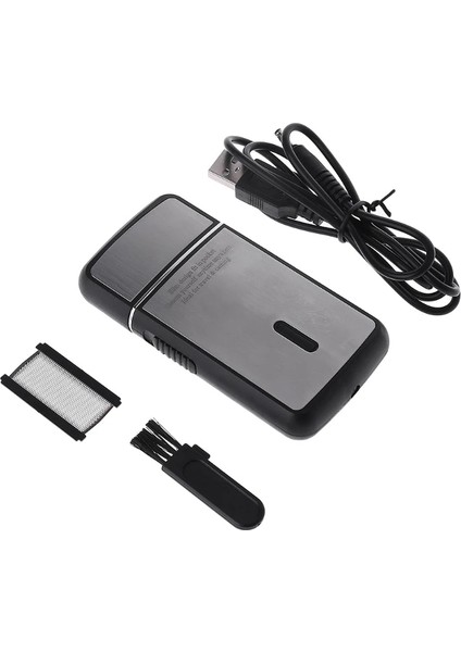 Taşınabilir Erkek Elektrikli Tıraş Makinesi Folyo Ince Tıraş Makinesi USB Şarj Edilebilir Seyahat Evi (Yurt Dışından)