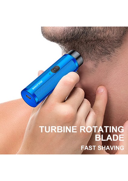 Siyah Stil Erkek Mini Elektrikli Tıraş Makinesi Tıraş Makinesi Epilasyon Sakal Düzeltici Tıraş Makinesi Saç Çıkarıcı USB Şarj Taşınabilir Epilatörler (Yurt Dışından) fırsatları