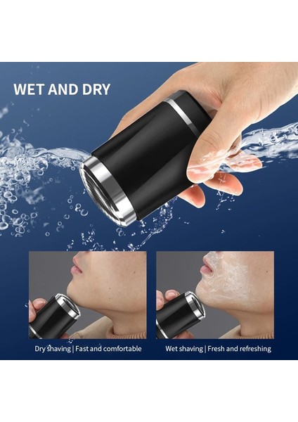 Gümüş Tarzı Mini Elektrikli Tıraş Makinesi Şarj Edilebilir Tıraş Makinesi Erkekler Için Islak-Kuru Çift Kullanımlı Taşınabilir Sakal Jilet Yumurta Boyutu Seyahat Sakal Düzeltici (Yurt Dışından) indirimleri